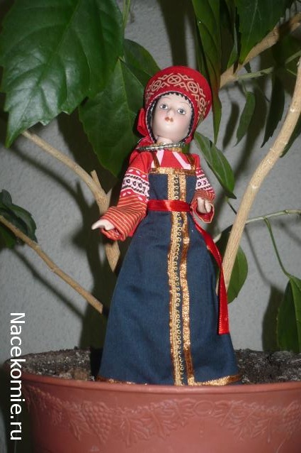 Куклы в народных костюмах №42 Кукла в праздничном костюме Владимирской губернии