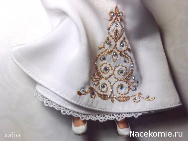 Куклы в народных костюмах №15 Кукла в осетинском девичьем костюме