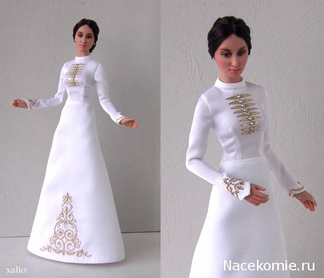 Куклы в народных костюмах №15 Кукла в осетинском девичьем костюме