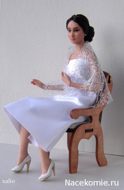 Куклы в народных костюмах №15 Кукла в осетинском девичьем костюме