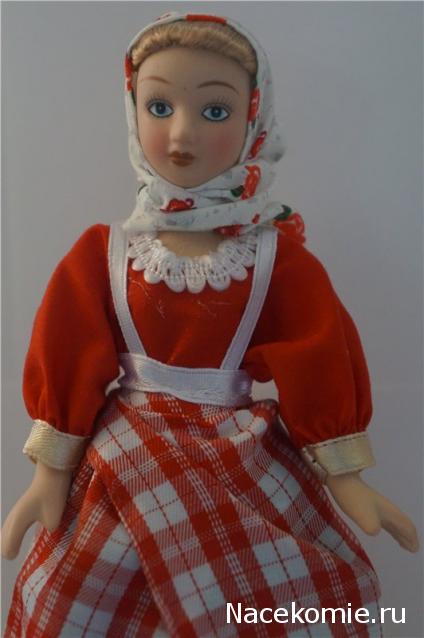 Куклы в народных костюмах №61 Кукла в жатвенном костюме Олонецкой губернии