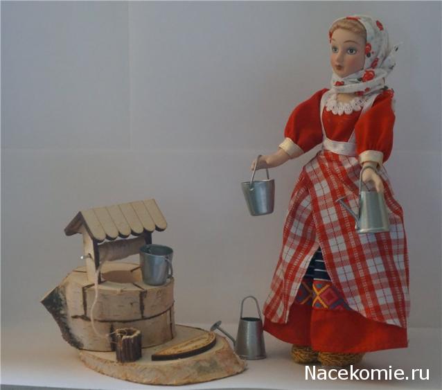 Куклы в народных костюмах №61 Кукла в жатвенном костюме Олонецкой губернии