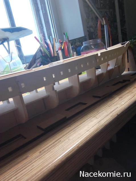 Императорская яхта «Штандарт» - Сборка корпуса