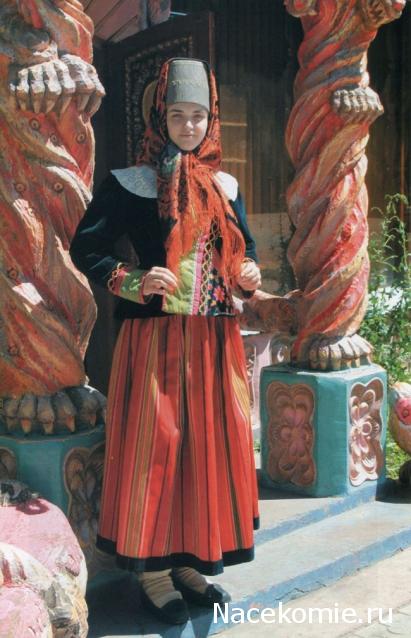 Куклы в народных костюмах №10 Кукла в праздничном костюме Воронежской губернии