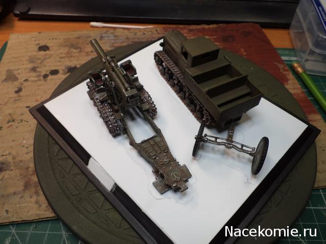 Мортира Бр-5 и тягач Коминтерн