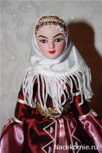 Куклы в народных костюмах №3 Кукла в карачаевском праздничном костюме