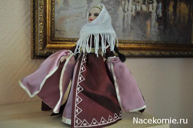 Куклы в народных костюмах №3 Кукла в карачаевском праздничном костюме