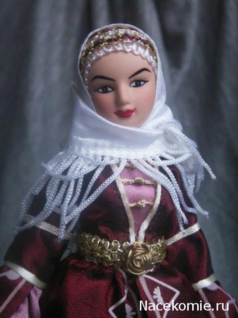 Куклы в народных костюмах №3 Кукла в карачаевском праздничном костюме