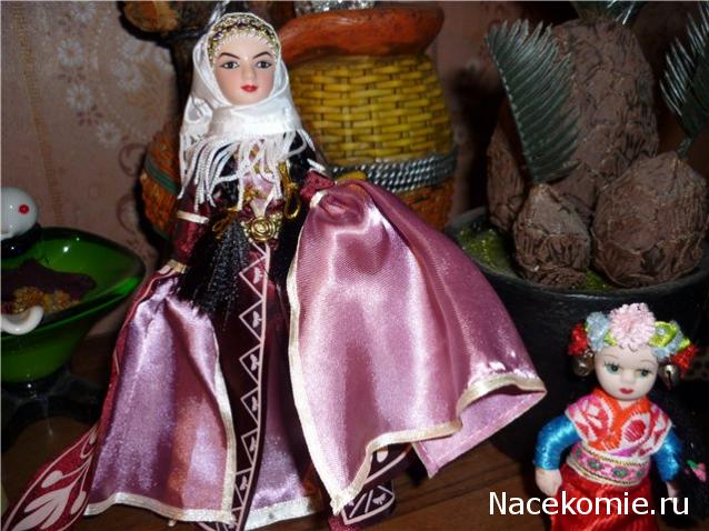 Куклы в народных костюмах №3 Кукла в карачаевском праздничном костюме