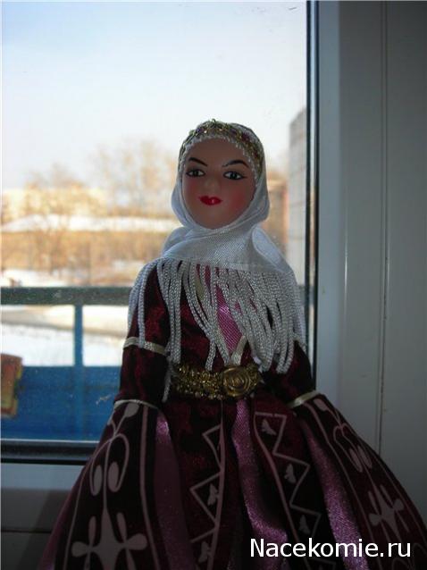Куклы в народных костюмах №3 Кукла в карачаевском праздничном костюме