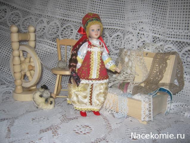 Куклы в народных костюмах №2 Кукла в летнем костюме Костромской губернии