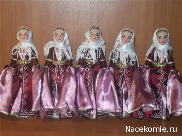 Куклы в народных костюмах №3 Кукла в карачаевском праздничном костюме