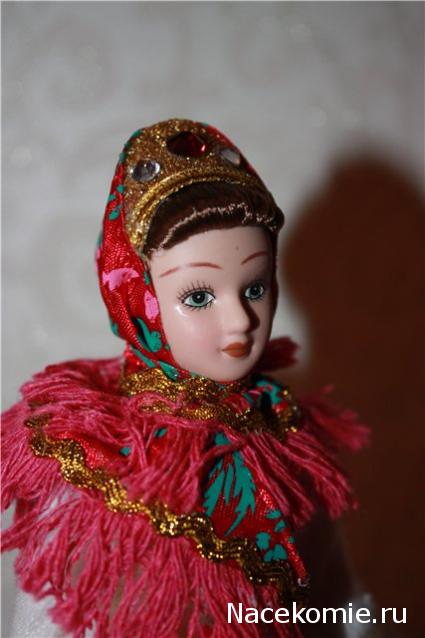 Куклы в народных костюмах №1 Кукла в зимнем костюме Московской губернии