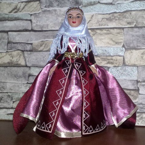 Куклы в народных костюмах №3 Кукла в карачаевском праздничном костюме