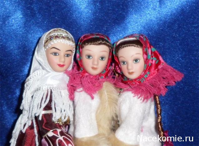 Куклы в народных костюмах №1 Кукла в зимнем костюме Московской губернии