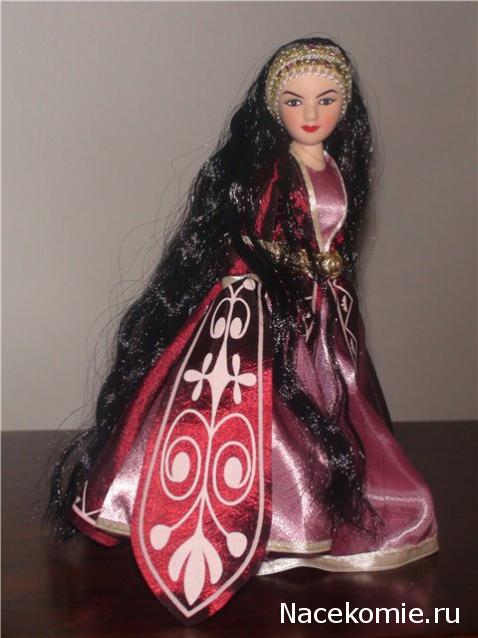 Куклы в народных костюмах №3 Кукла в карачаевском праздничном костюме