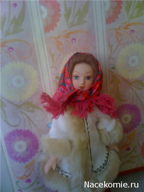 Куклы в народных костюмах №1 Кукла в зимнем костюме Московской губернии