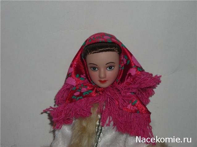 Куклы в народных костюмах №1 Кукла в зимнем костюме Московской губернии