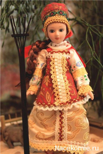 Куклы в народных костюмах №2 Кукла в летнем костюме Костромской губернии