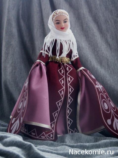 Куклы в народных костюмах №3 Кукла в карачаевском праздничном костюме