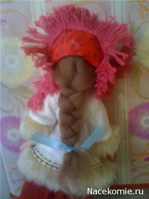 Куклы в народных костюмах №1 Кукла в зимнем костюме Московской губернии