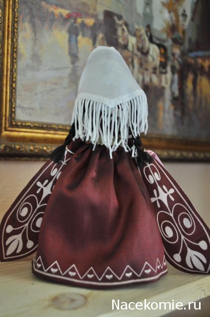 Куклы в народных костюмах №3 Кукла в карачаевском праздничном костюме