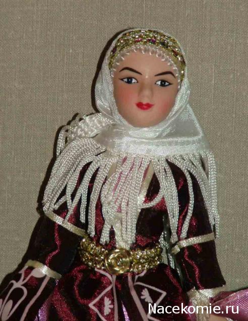 Куклы в народных костюмах №3 Кукла в карачаевском праздничном костюме