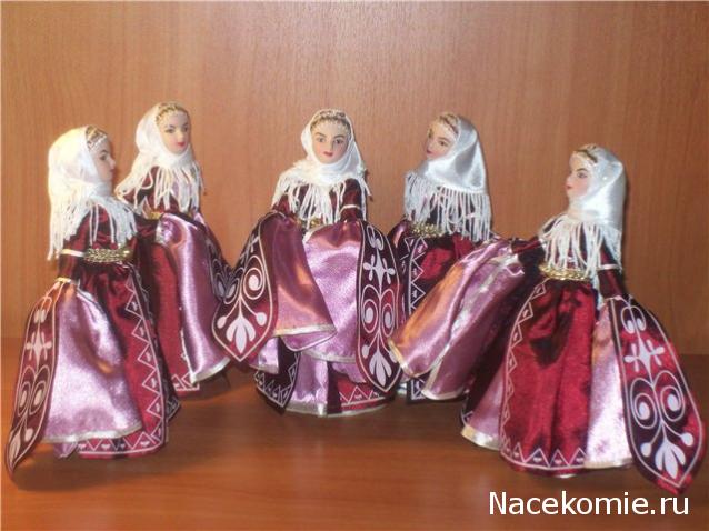 Куклы в народных костюмах №3 Кукла в карачаевском праздничном костюме
