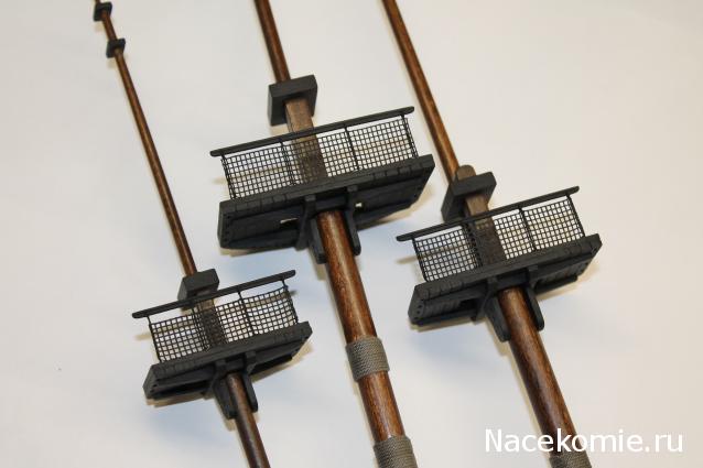 Собери Чёрную Жемчужину. Рангоут и такелаж.