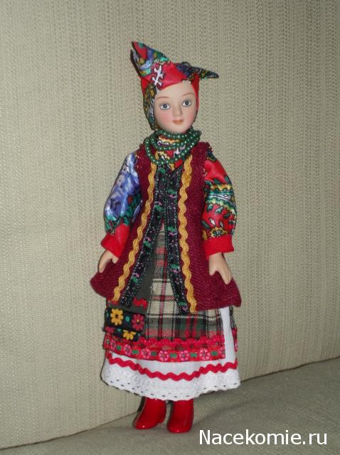 Куклы в народных костюмах №4 Кукла в летнем костюме Киевской губернии