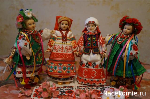 Куклы в народных костюмах №4 Кукла в летнем костюме Киевской губернии