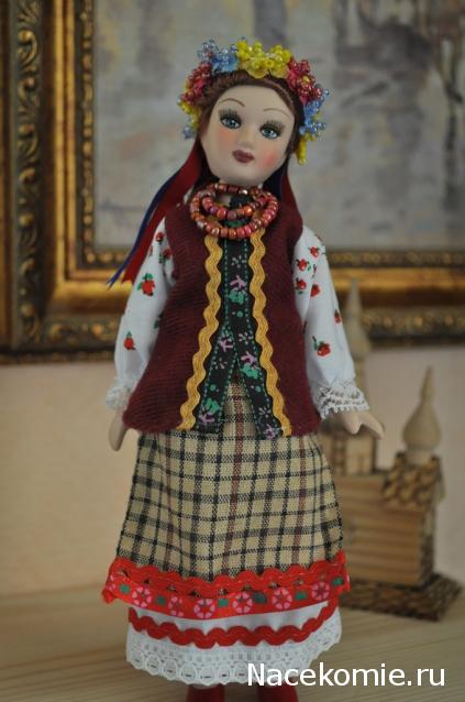 Куклы в народных костюмах №4 Кукла в летнем костюме Киевской губернии