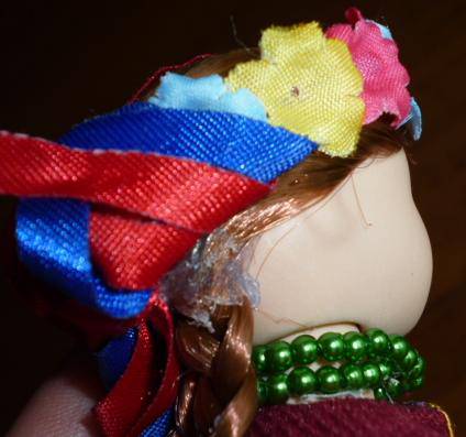 Куклы в народных костюмах №4 Кукла в летнем костюме Киевской губернии