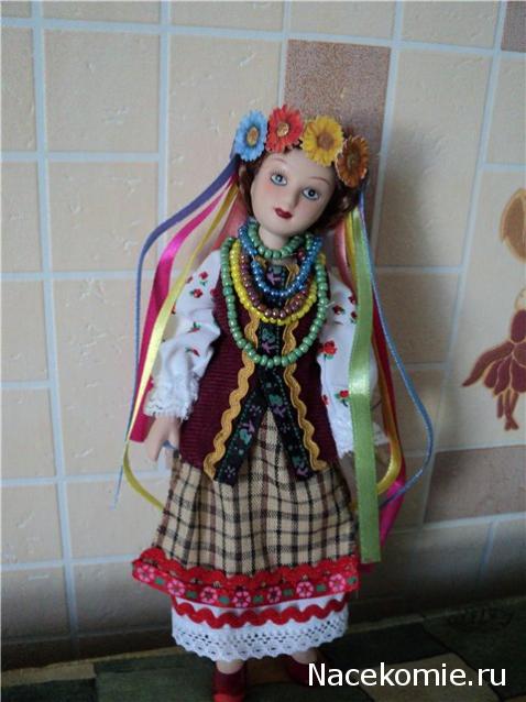 Куклы в народных костюмах №4 Кукла в летнем костюме Киевской губернии