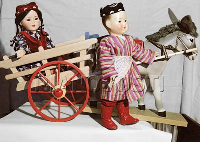 Куклы в народных костюмах №12 Кукла в узбекском летнем костюме