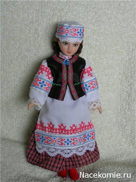 Куклы в народных костюмах №8 Кукла в летнем костюме Минской губернии