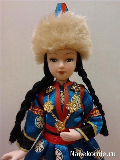 Куклы в народных костюмах №11 Кукла в бурятском женском костюме