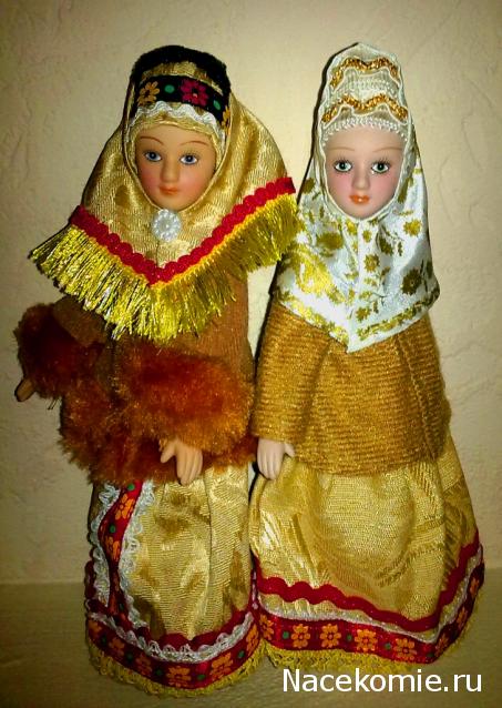 Куклы в народных костюмах №5 Кукла в зимнем костюме Архангельской губернии