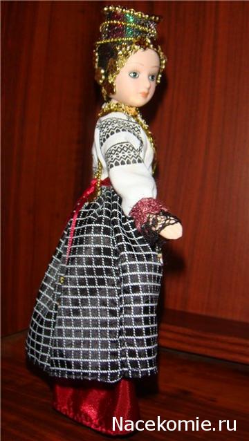 Куклы в народных костюмах №10 Кукла в праздничном костюме Воронежской губернии