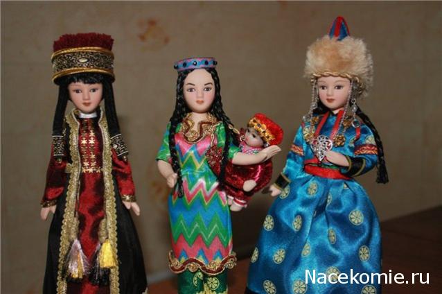 Куклы в народных костюмах №12 Кукла в узбекском летнем костюме