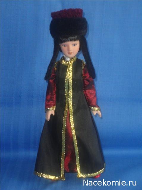 Куклы в народных костюмах №7 Кукла в калмыцком праздничном костюме