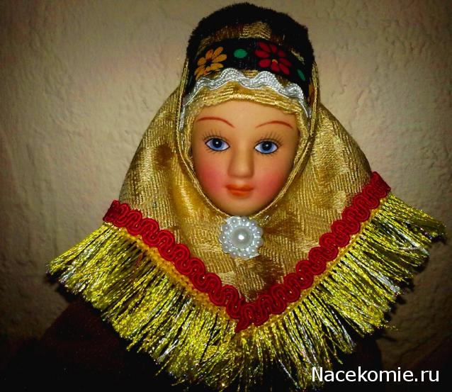 Куклы в народных костюмах №5 Кукла в зимнем костюме Архангельской губернии