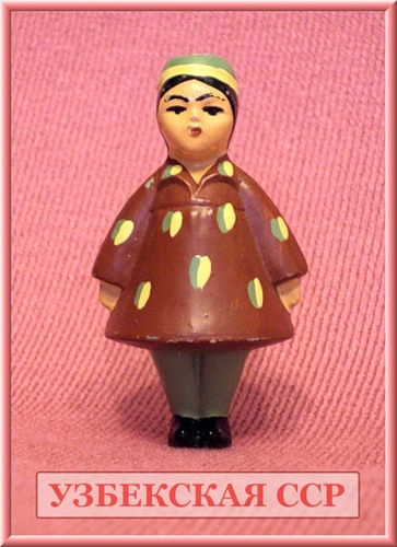 Куклы в народных костюмах №12 Кукла в узбекском летнем костюме