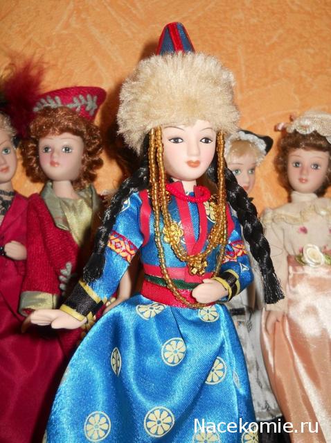 Куклы в народных костюмах №11 Кукла в бурятском женском костюме