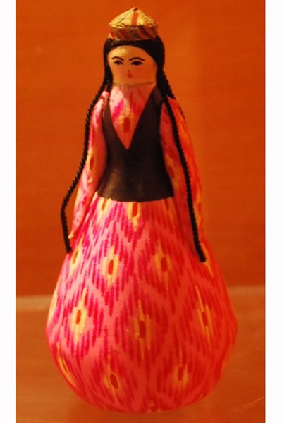 Куклы в народных костюмах №12 Кукла в узбекском летнем костюме