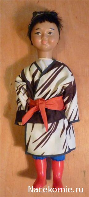 Куклы в народных костюмах №12 Кукла в узбекском летнем костюме