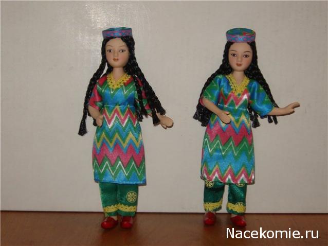 Куклы в народных костюмах №12 Кукла в узбекском летнем костюме
