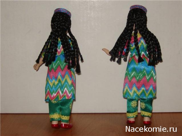 Куклы в народных костюмах №12 Кукла в узбекском летнем костюме