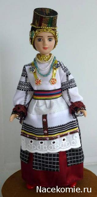 Куклы в народных костюмах №10 Кукла в праздничном костюме Воронежской губернии
