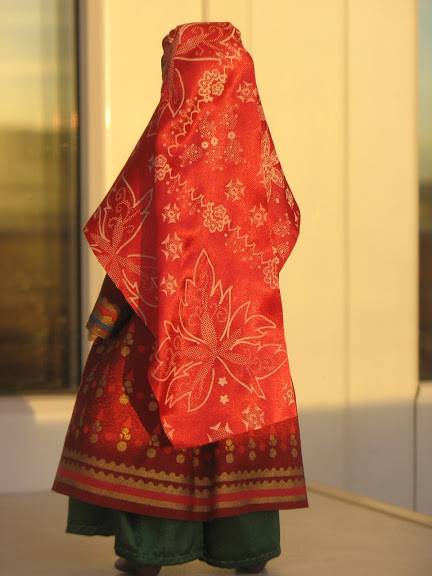 Куклы в народных костюмах №19 Кукла в башкирском праздничном костюме